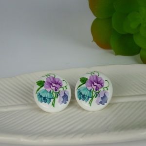 Vintage Floral Porcelain/Ceramic Like